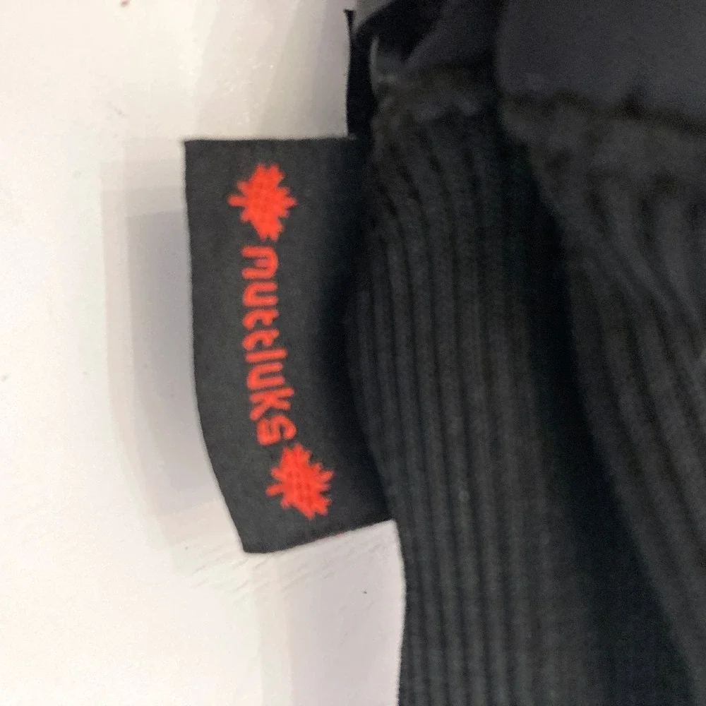 Muttluks Dog Boots Black Suede Bottom Fleece Lined Hook Loop Close XS